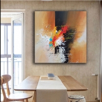 SOYUT TABLO -2 - YA�LIBOYA EFEKTL� ve S�ML� KANVAS TABLO