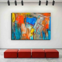 DECOR - YA�LIBOYA EFEKTL� KANVAS TABLO