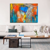 DECOR - YA�LIBOYA EFEKTL� KANVAS TABLO