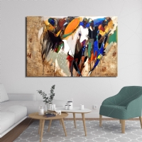 AFR WEDDING - YA�LIBOYA EFEKTL� KANVAS TABLO