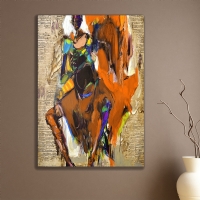 ABS WEDDING - YA�LIBOYA EFEKTL� KANVAS TABLO