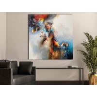 �ello �alan Kad�n Sanatsal Kanvas Tablo