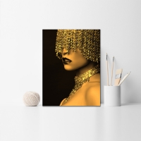 BONCUKLU BAKIR - BRONZ S�ML� KANVAS TABLO