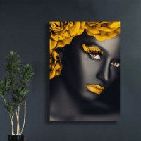 YELLOW FLOWER - S�ML� KANVAS TABLO