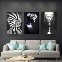 B&W SET - S�ML� KANVAS TABLO