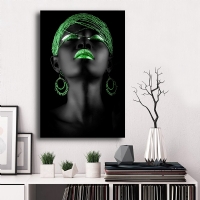 YE��L K�PEL� - S�ML� KANVAS TABLO