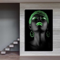 YE��L K�PEL� - S�ML� KANVAS TABLO