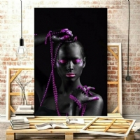 KOLYES� EL�NDE MOR - S�ML� KANVAS TABLO