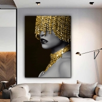 ALTIN BONCUKLU - S�ML� KANVAS TABLO