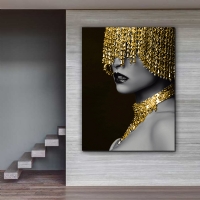 ALTIN BONCUKLU - S�ML� KANVAS TABLO