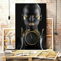 SAATL� KADIN - S�ML� KANVAS TABLO