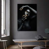 THINKING BLACK BEAUTY - S�ML� KANVAS TABLO