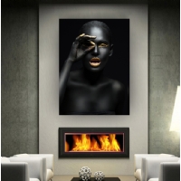 WATCHING LADY - S�ML� KANVAS TABLO