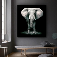 YALNIZ F�L - YA�LIBOYA EFEKTL� KANVAS TABLO