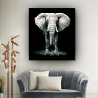 YALNIZ F�L - YA�LIBOYA EFEKTL� KANVAS TABLO