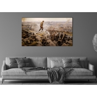 KURTULUS SAVASI ATAT�RK KANVAS TABLO