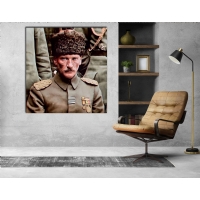 Atat�rk G�rseli Kanvas Tablo
