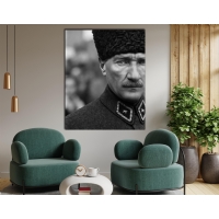 Atat�rk G�rseli Kanvas Tablo
