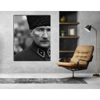 Atat�rk G�rseli Kanvas Tablo