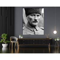 Atat�rk G�rseli Kanvas Tablo