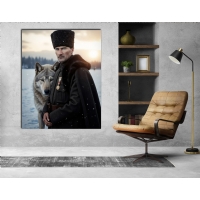 Atat�rk G�rseli Kanvas Tablo