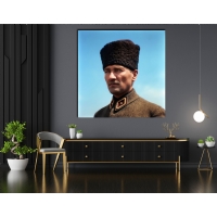 Atat�rk G�rseli Kanvas Tablo