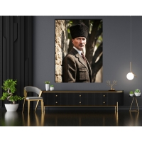 Atat�rk G�rseli Kanvas Tablo
