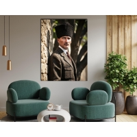 Atat�rk G�rseli Kanvas Tablo