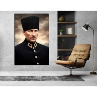 Atat�rk G�rseli Kanvas Tablo