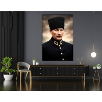 Atat�rk G�rseli Kanvas Tablo