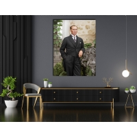 Atat�rk G�rseli Kanvas Tablo
