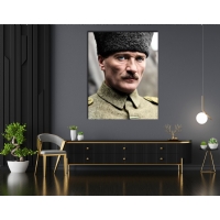 Atat�rk G�rseli Kanvas Tablo