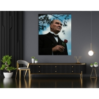 Atat�rk G�rseli Kanvas Tablo