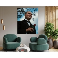 Atat�rk G�rseli Kanvas Tablo