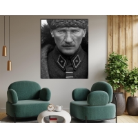 Atat�rk G�rseli Kanvas Tablo