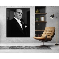 Atat�rk G�rseli Kanvas Tablo