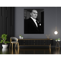 Atat�rk G�rseli Kanvas Tablo