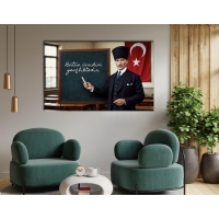 Atat�rk G�rseli Kanvas Tablo