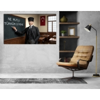 Atat�rk G�rseli Kanvas Tablo