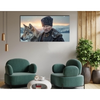 Atat�rk G�rseli Kanvas Tablo