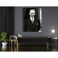 Atat�rk G�rseli Kanvas Tablo