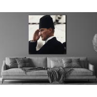 Atat�rk G�rseli Kanvas Tablo