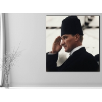 Atat�rk G�rseli Kanvas Tablo