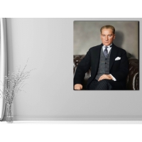 Atat�rk G�rseli Kanvas Tablo