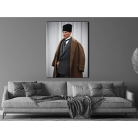 Atat�rk G�rseli Kanvas Tablo