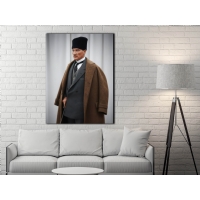 Atat�rk G�rseli Kanvas Tablo