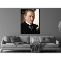 Atat�rk G�rseli Kanvas Tablo