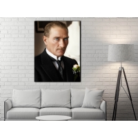 Atat�rk G�rseli Kanvas Tablo