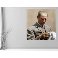 Atat�rk G�rseli Kanvas Tablo