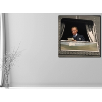 Atat�rk G�rseli Kanvas Tablo